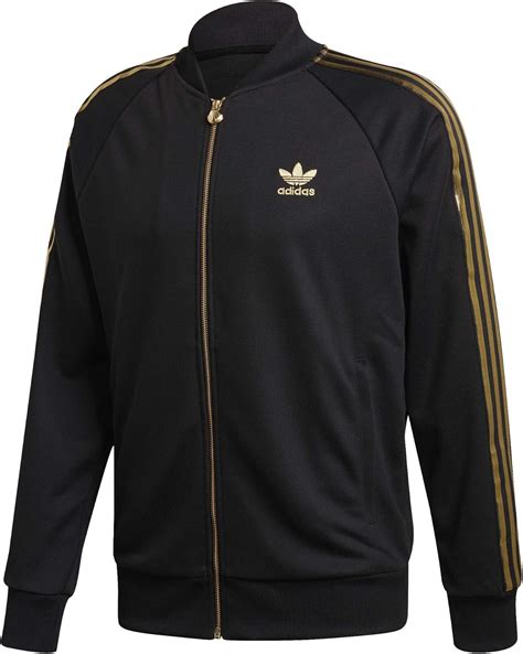 adidas streetjacke gold schwarz herren|schwarze Regenjacken für Herren .